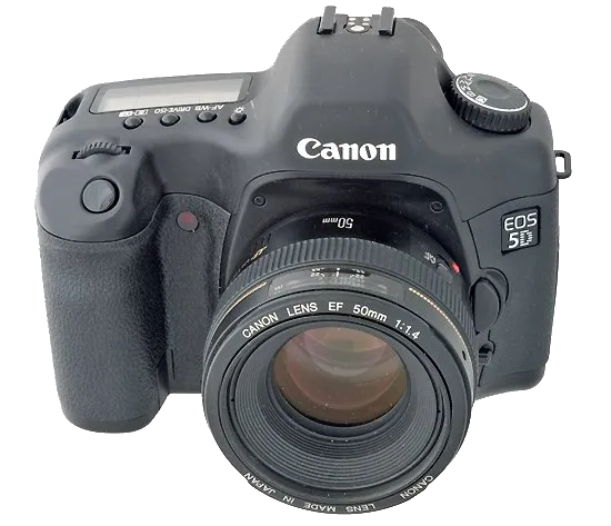 Замена линз Canon EOS 5D