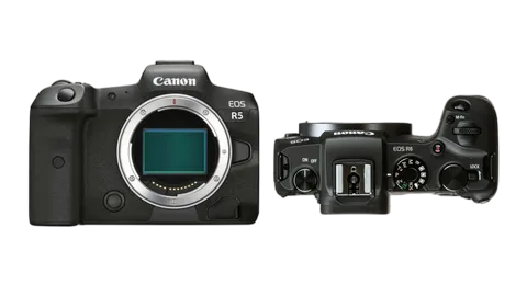 Замена линз Canon EOS R5 Mark II